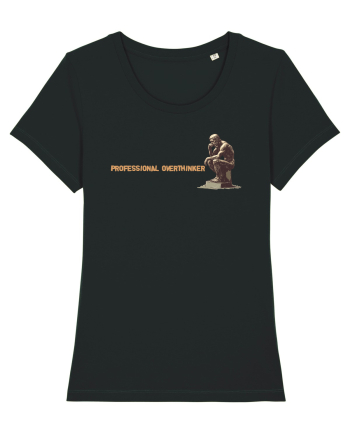 PROFESSIONAL OVERTHINKER - GANDITORUL DE LA HAMANGIA - lateral Black