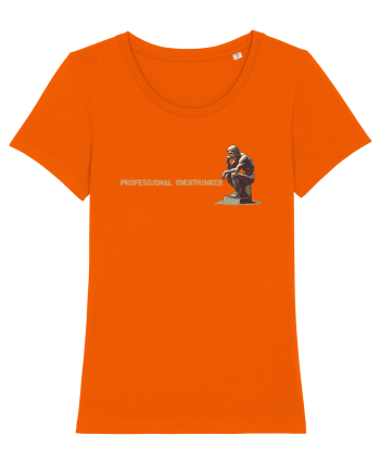 PROFESSIONAL OVERTHINKER - GANDITORUL DE LA HAMANGIA - lateral Bright Orange