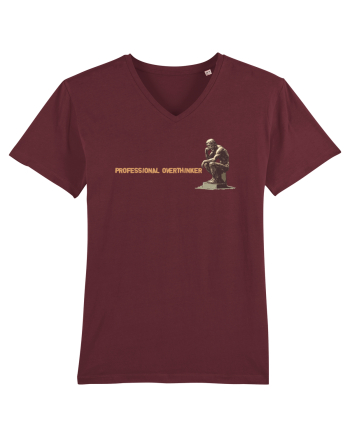 PROFESSIONAL OVERTHINKER - GANDITORUL DE LA HAMANGIA - lateral Burgundy
