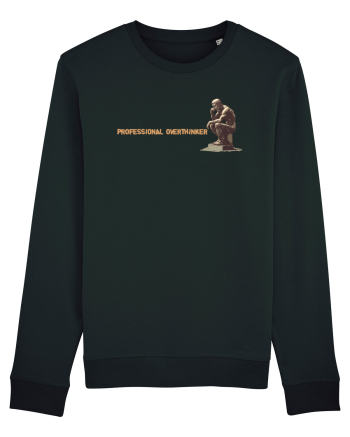 PROFESSIONAL OVERTHINKER - GANDITORUL DE LA HAMANGIA - lateral Black