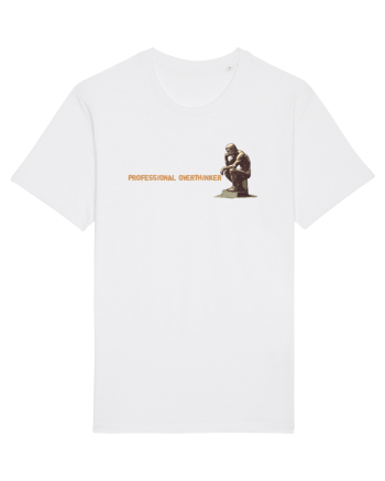 PROFESSIONAL OVERTHINKER - GANDITORUL DE LA HAMANGIA - lateral White