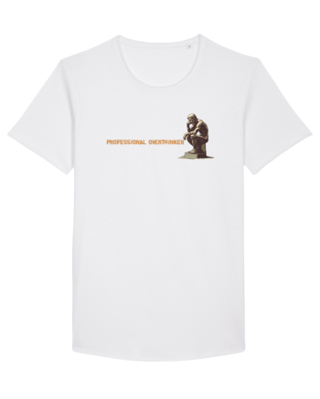 PROFESSIONAL OVERTHINKER - GANDITORUL DE LA HAMANGIA - lateral White
