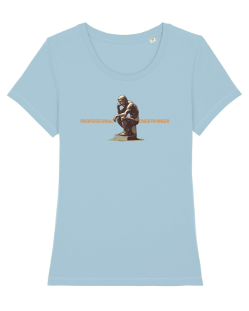 PROFESSIONAL OVERTHINKER - GANDITORUL DE LA HAMANGIA Sky Blue