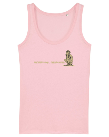 PROFESSIONAL OVERTHINKER - GANDITORUL - OM PRIMITIV -lateral Cotton Pink