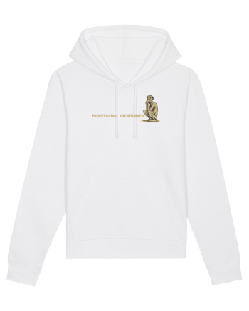 PROFESSIONAL OVERTHINKER - GANDITORUL - OM PRIMITIV -lateral White