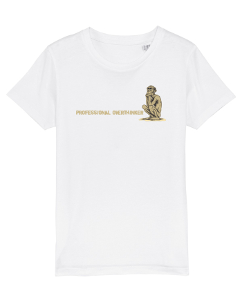 PROFESSIONAL OVERTHINKER - GANDITORUL - OM PRIMITIV -lateral White