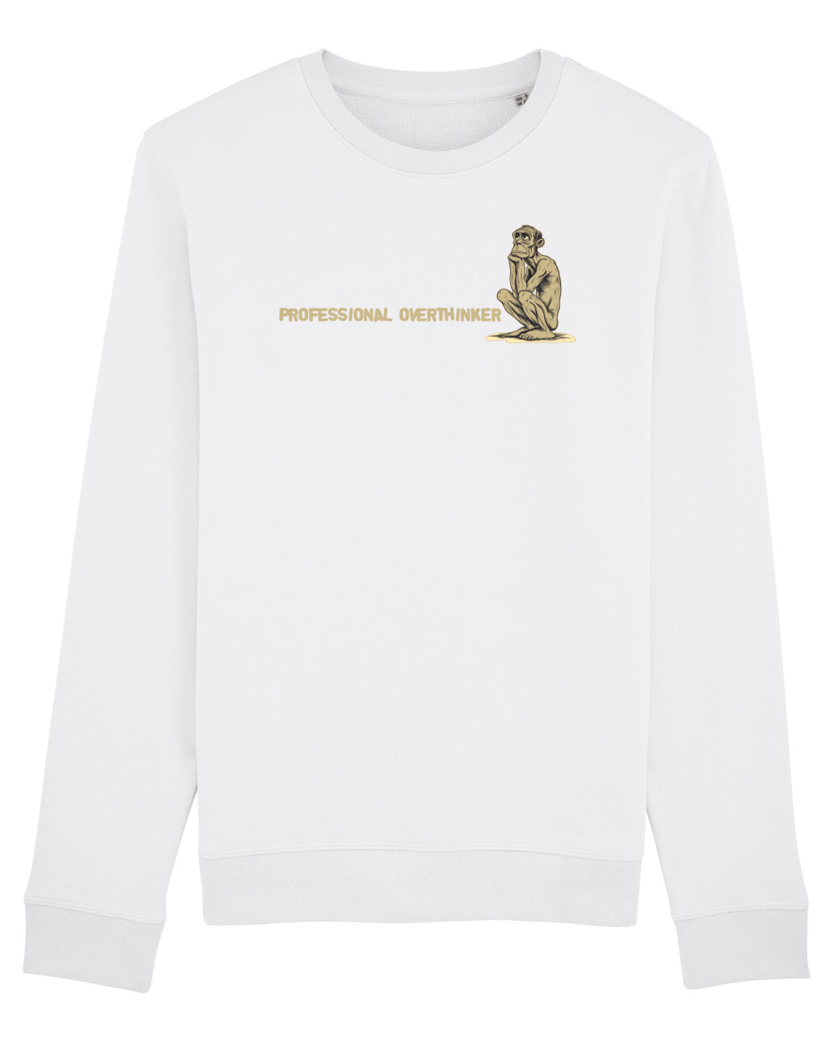 Bluză mânecă lungă Unisex Rise White