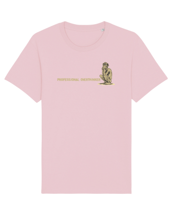PROFESSIONAL OVERTHINKER - GANDITORUL - OM PRIMITIV -lateral Cotton Pink