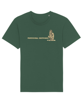 PROFESSIONAL OVERTHINKER - GANDITORUL - OM PRIMITIV -lateral Bottle Green