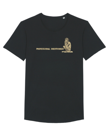 PROFESSIONAL OVERTHINKER - GANDITORUL - OM PRIMITIV -lateral Black