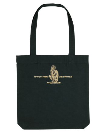 PROFESSIONAL OVERTHINKER - GANDITORUL - OM PRIMITIV  Black