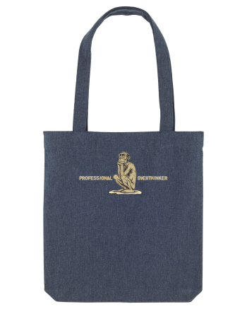 PROFESSIONAL OVERTHINKER - GANDITORUL - OM PRIMITIV  Midnight Blue