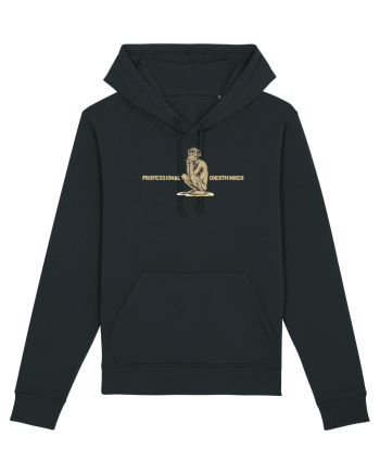 PROFESSIONAL OVERTHINKER - GANDITORUL - OM PRIMITIV  Black