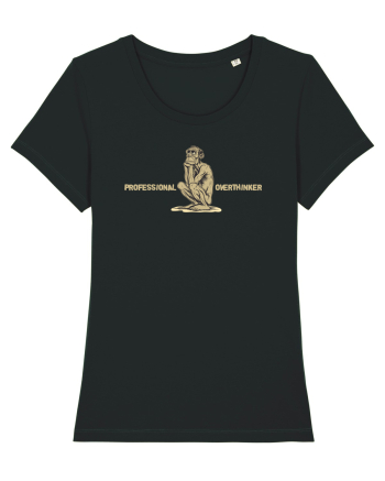 PROFESSIONAL OVERTHINKER - GANDITORUL - OM PRIMITIV  Black