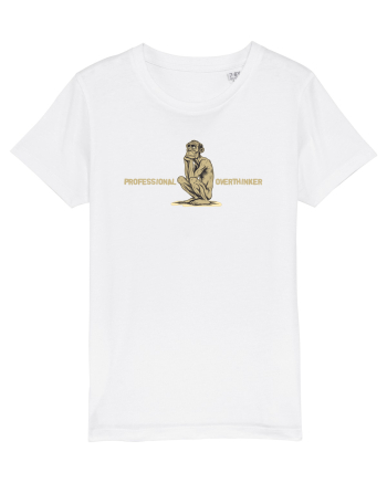 PROFESSIONAL OVERTHINKER - GANDITORUL - OM PRIMITIV  White