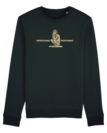 PROFESSIONAL OVERTHINKER - GANDITORUL - OM PRIMITIV  Black