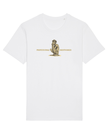 PROFESSIONAL OVERTHINKER - GANDITORUL - OM PRIMITIV  White