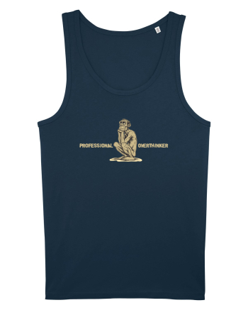 PROFESSIONAL OVERTHINKER - GANDITORUL - OM PRIMITIV  Navy