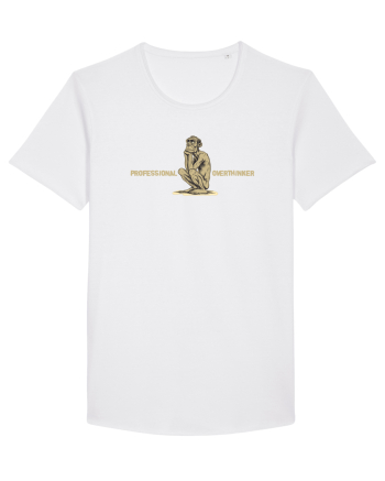 PROFESSIONAL OVERTHINKER - GANDITORUL - OM PRIMITIV  White