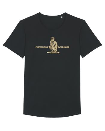 PROFESSIONAL OVERTHINKER - GANDITORUL - OM PRIMITIV  Black