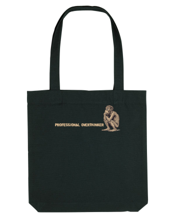 PROFESSIONAL OVERTHINKER - GANDITORUL - OM PRIMITIV  2 lateral Black
