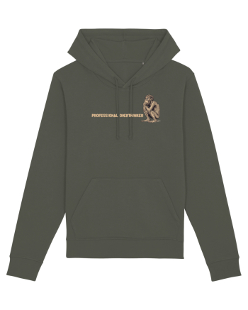 PROFESSIONAL OVERTHINKER - GANDITORUL - OM PRIMITIV  2 lateral Khaki