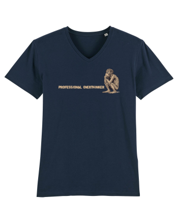 PROFESSIONAL OVERTHINKER - GANDITORUL - OM PRIMITIV  2 lateral French Navy