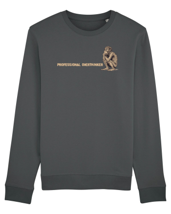 PROFESSIONAL OVERTHINKER - GANDITORUL - OM PRIMITIV  2 lateral Anthracite
