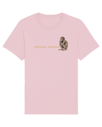 PROFESSIONAL OVERTHINKER - GANDITORUL - OM PRIMITIV  2 lateral Cotton Pink