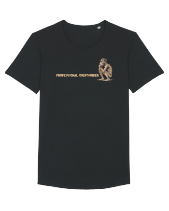 PROFESSIONAL OVERTHINKER - GANDITORUL - OM PRIMITIV  2 lateral Black