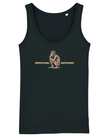PROFESSIONAL OVERTHINKER - GANDITORUL - OM PRIMITIV  2  Black