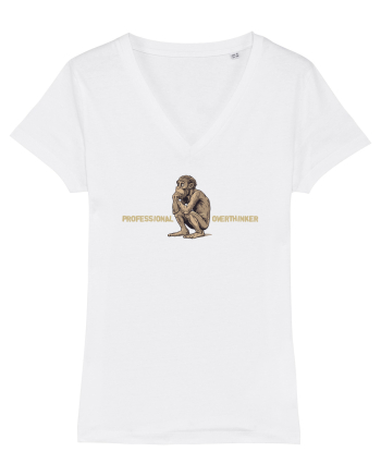 PROFESSIONAL OVERTHINKER - GANDITORUL - OM PRIMITIV  2  White