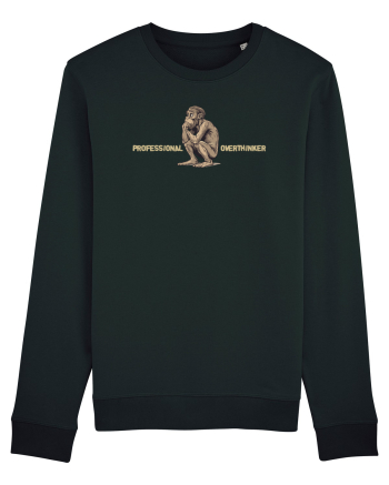 PROFESSIONAL OVERTHINKER - GANDITORUL - OM PRIMITIV  2  Black