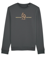 PROFESSIONAL OVERTHINKER - GANDITORUL - OM PRIMITIV  2  Bluză mânecă lungă Unisex Rise