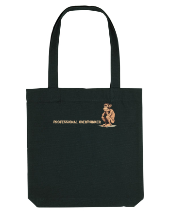 PROFESSIONAL OVERTHINKER - CIMPANZEU GANDITOR lateral Black