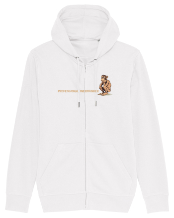 PROFESSIONAL OVERTHINKER - CIMPANZEU GANDITOR lateral White