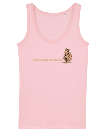 PROFESSIONAL OVERTHINKER - CIMPANZEU GANDITOR lateral Cotton Pink