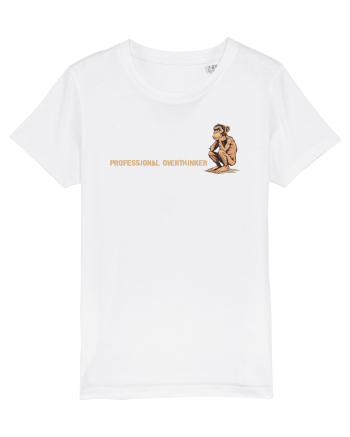 PROFESSIONAL OVERTHINKER - CIMPANZEU GANDITOR lateral White