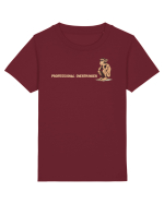 PROFESSIONAL OVERTHINKER - CIMPANZEU GANDITOR lateral Tricou mânecă scurtă  Copii Mini Creator