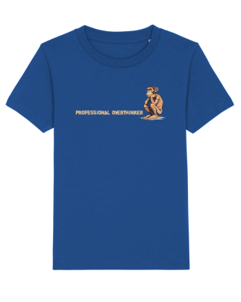 PROFESSIONAL OVERTHINKER - CIMPANZEU GANDITOR lateral Majorelle Blue
