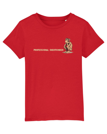 PROFESSIONAL OVERTHINKER - CIMPANZEU GANDITOR lateral Red