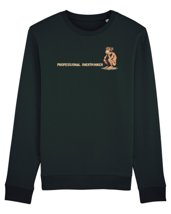 PROFESSIONAL OVERTHINKER - CIMPANZEU GANDITOR lateral Black