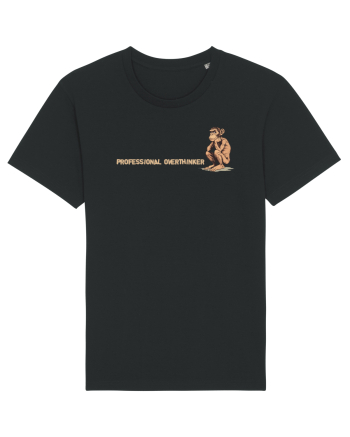 PROFESSIONAL OVERTHINKER - CIMPANZEU GANDITOR lateral Black