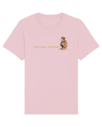 PROFESSIONAL OVERTHINKER - CIMPANZEU GANDITOR lateral Cotton Pink