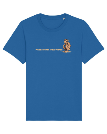PROFESSIONAL OVERTHINKER - CIMPANZEU GANDITOR lateral Royal Blue