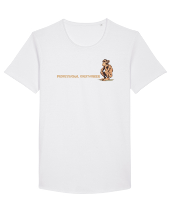 PROFESSIONAL OVERTHINKER - CIMPANZEU GANDITOR lateral White
