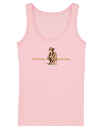 PROFESSIONAL OVERTHINKER - CIMPANZEU GANDITOR  Cotton Pink