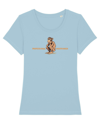 PROFESSIONAL OVERTHINKER - CIMPANZEU GANDITOR  Sky Blue