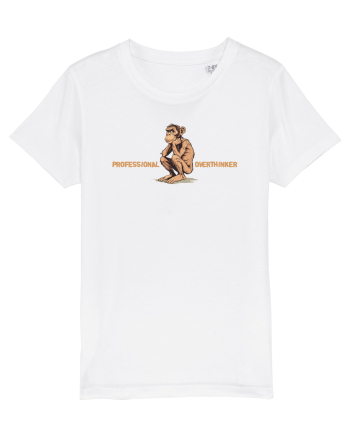 PROFESSIONAL OVERTHINKER - CIMPANZEU GANDITOR  White