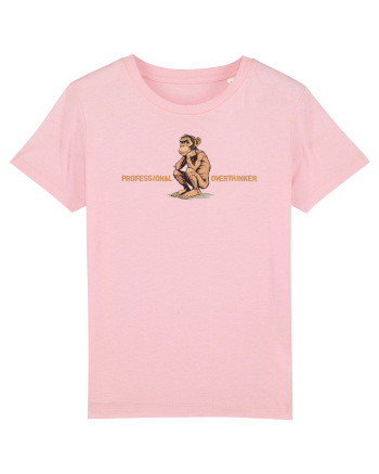 PROFESSIONAL OVERTHINKER - CIMPANZEU GANDITOR  Cotton Pink